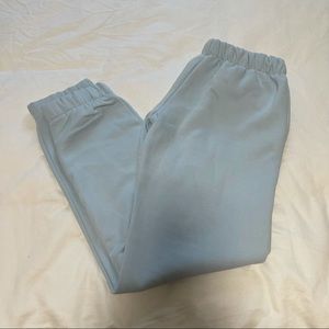 Baby blue sweat pants